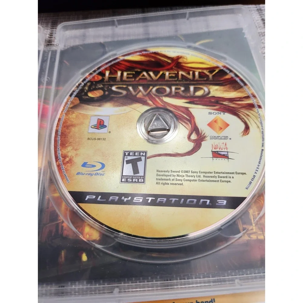 Heavenly Sword Sony PlayStation 3 PS3 Game Complete Manual T Teen Action NTSC